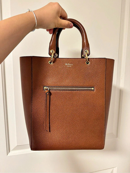 Mulberry Handbags - Mulberry Small Bayswater Double Zip Tote Brown